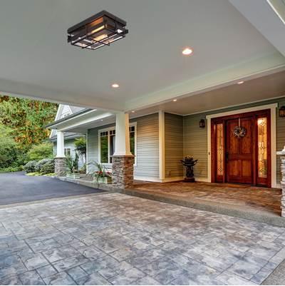 Muller, Outdoor , 2-Light, 14'', Matte Black by Eurofase