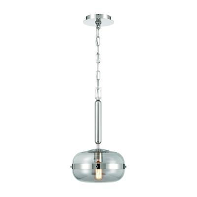 Nottingham, Pendant , 18'', Polished Nickel