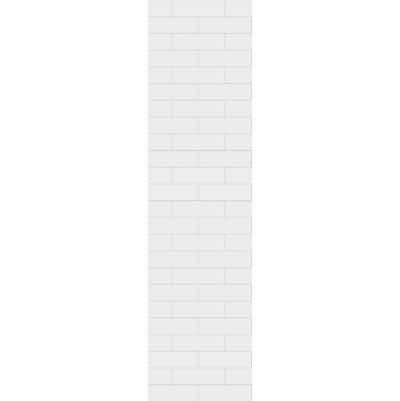 FIBO FLEX ALCOVE WALL KIT/ DENVER WHITE M74 /6 X 24'' PANELS by Fleurco