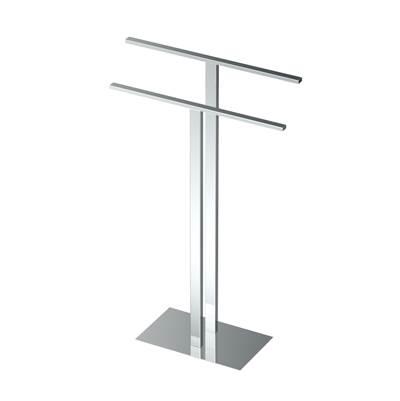 Modern Floor Towel Stand, Chrome by Gatco