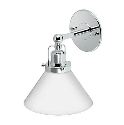 Cafe Single Sconce, Chrome