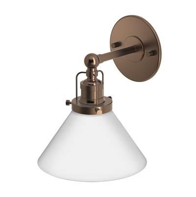 Cafe Single Sconce, Bronze