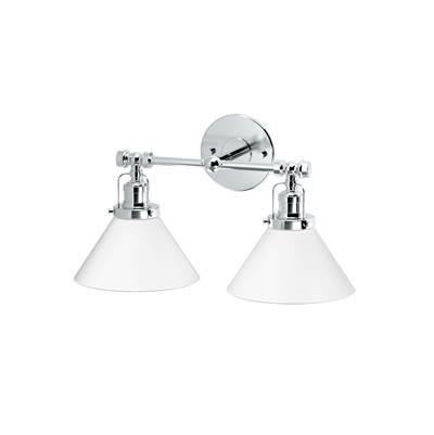 Cafe Double Sconce, Chrome by Gatco