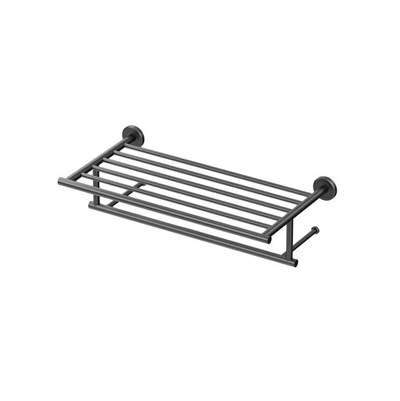 Latitude 18''L Towel Rack, Matte Black by Gatco
