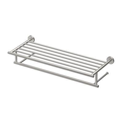 Latitude 24''L Minimalist Towel Rack, Satin Nickel by Gatco