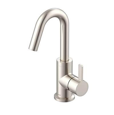 Amalfi 1H Lavatory Faucet Single Hole Mount w/ 50/50 Touch Down Drain & Optional Deck Plate Included 1.2gpm Brushed Nickel
