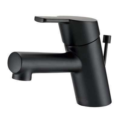 Amalfi 1H Top Control Lavatory Faucet Single Hole w/ Metal Pop-Up Drain 1.2gpm Satin Black