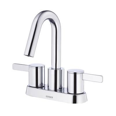 Amalfi 2H Centerset Lavatory Faucet w/ 50/50 Touch Down Drain 1.2gpm Chrome by Gerber Plumbing