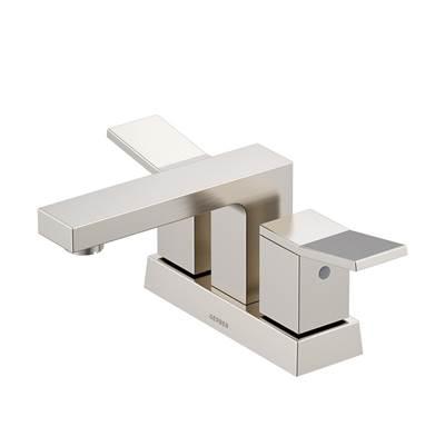 Avian 2H Centerset Lavatory Faucet w/ Metal Touch Down Drain 1.2gpm Brushed Nickel