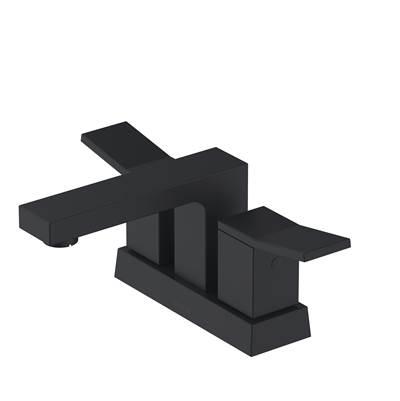 Avian 2H Centerset Lavatory Faucet w/ Metal Touch Down Drain 1.2gpm Satin Black by Gerber Plumbing