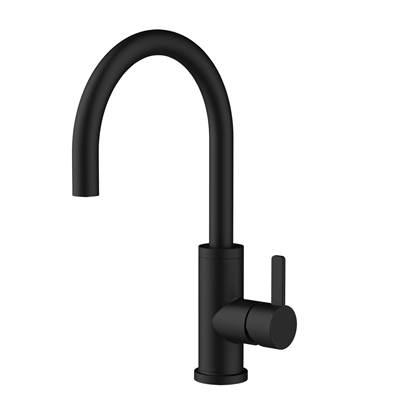 Amalfi 1H High Arc Kitchen Faucet 1.5gpm Satin Black by Gerber Plumbing