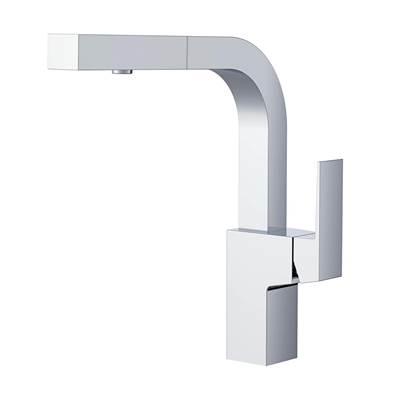 Mid-Town Trim Line 1H Pull-Out Kitchen Faucet w/ SnapBack Retraction 1.75gpm Chrome by Gerber Plumbing
