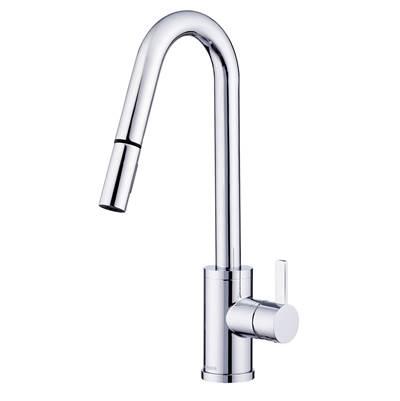 Amalfi 1H Pull-Down Kitchen Faucet w/SnapBack Retraction 1.75gpm Chrome by Gerber Plumbing