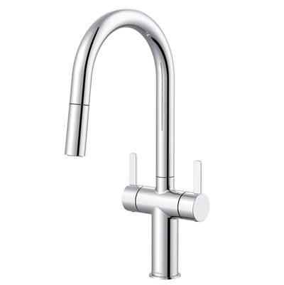 Amalfi 2H Pull-Down Kitchen Faucet w/ SnapBack Retraction 1.75gpm Chrome