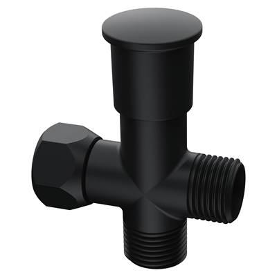 Push Pull Showerarm Diverter Satin Black by Gerber Plumbing