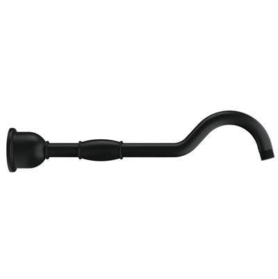 12'' Showerarm w/ Escutcheon Satin Black