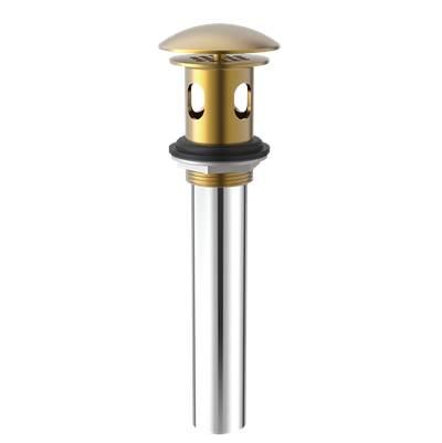 1 1/4'' Drain with Overflow with Cover & Grid Strainer Brushed Bronze by Gerber Plumbing