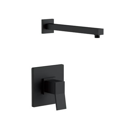 Avian 1H Shower Only Trim Kit & Treysta Cartridge Less Showerhead Satin Black by Gerber Plumbing