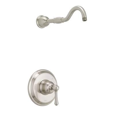 Opulence 1H Shower Only Trim Kit & Treysta Cartridge Less Showerhead Brushed Nickel by Gerber Plumbing