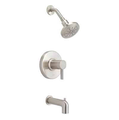 Amalfi 1H Tub & Shower Trim Kit w/Diverter on Spout & Treysta Cartridge 1.75gpm Brushed Nickel by Gerber Plumbing