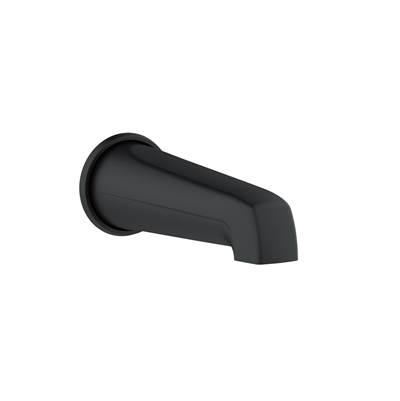 8'' Wall Mount Tub Spout without Diverter Satin Black