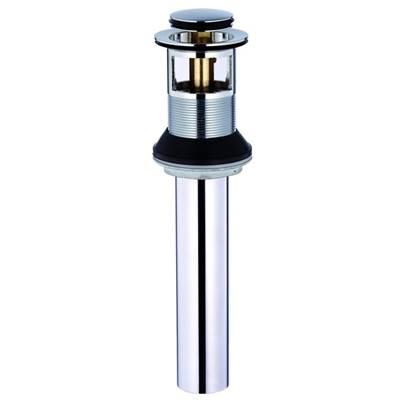 1 1/4'' Metal Touch Down Drain Assembly Chrome