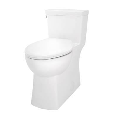 Burr Ridge 1.28gpf ADA EL 1pc CT Toilet 12'' Rough-In White by Gerber Plumbing