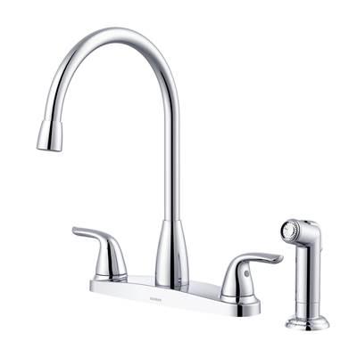 Viper 2H High Arc Kitchen Faucet w/ Spray 1.75gpm Chrome by Gerber Plumbing