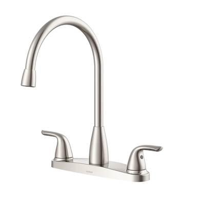 Viper 2H High Arc Kitchen Faucet w/out Spray 1.75gpm Stainless Steel by Gerber Plumbing
