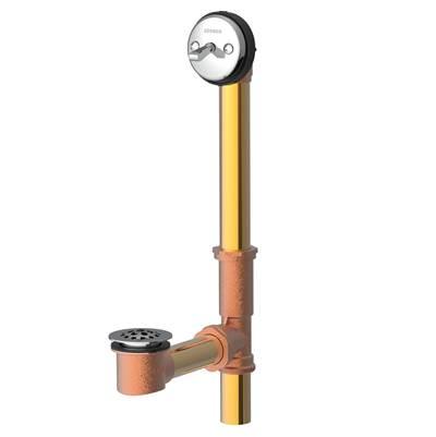 Gerber Classics Trip Lever 20 Gauge Drain for Standard Tub with Brass Nuts Chrome by Gerber Plumbing