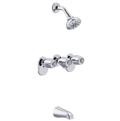 Gerber Plumbing Gerber Classics 3H By-pass Valve Body Tub & Shower Fitting 1.75gpm - Chrome
