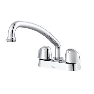 Gerber Classics Laundry Faucet with 8'' Spout Hose Connection 2.2gpm Chrome by Gerber Plumbing