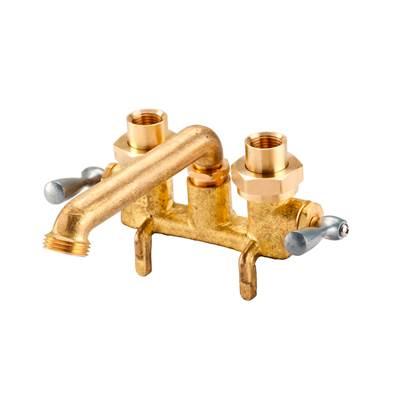 Gerber Classics 2H Clamp On Laundry Faucet w/ IPS/Sweat Connections -Threaded Spout Rough Brass