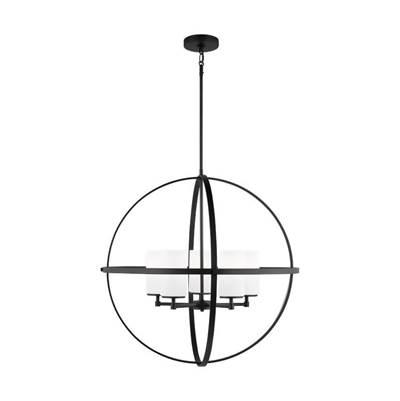 Alturas Five Light Chandelier Midnight Black
