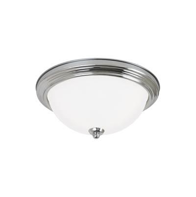 Geary Three Light Flush Mount Chrome Bulbs Included by Generation Lighting