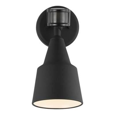 One Light Flood with Photo and Motion Sensor Black Bulbs Inc by Generation Lighting