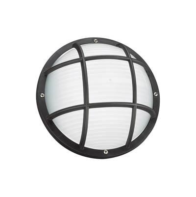 Bayside One Light Outdoor Wall / Ceiling Mount Black Bulbs Inc