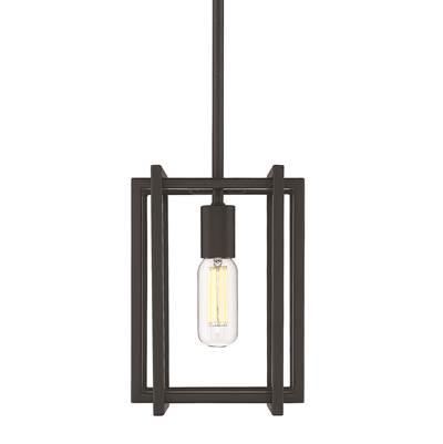 Golden Lighting Tribeca 1-light Pendant in Matte Black by Golden Lighting