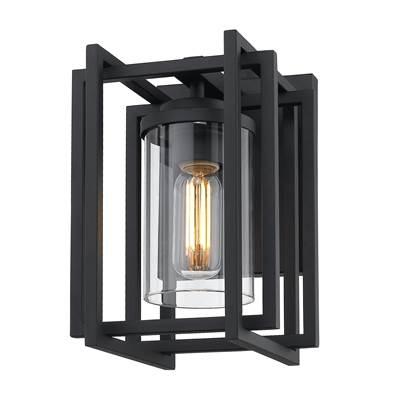 Golden Lighting Tribeca 1-light Outdoor Wall in Natural Black