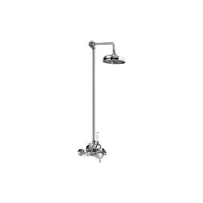 Adley Exposed Thermostatic Shower System (Rough and Trim) by Graff