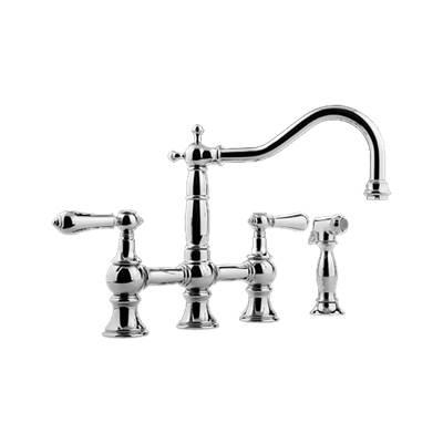 Bridge Kitchen Faucet with Side Spray
