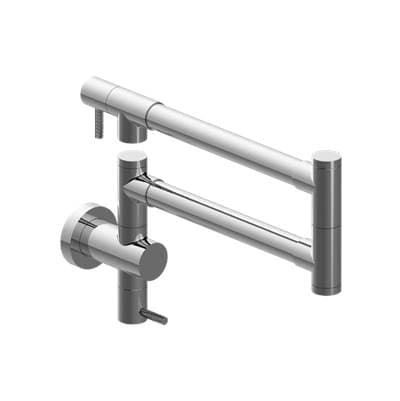 Graff Kitchen Pot Filler Faucet - 24k Brushed Gold Plated by Graff