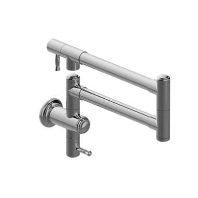Graff Kitchen Pot Filler Faucet - Brushed Brass Pvd by Graff
