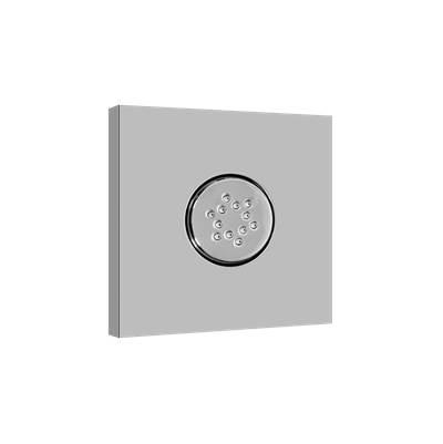 Various Square Flush Mount Body Spray w/Solid Brass Swivel Head