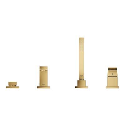 4-Hole Single-Handle Deck Mount Roman Tub Faucet with 1.75 GPM Hand Shower by Grohe