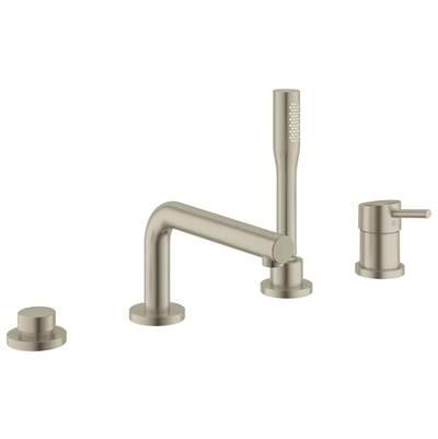 4-Hole Single-Handle Deck Mount Roman Tub Faucet with 1.75 GPM Hand Shower by Grohe