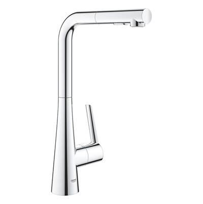 Single-Handle Pull-Out Kitchen Faucet Dual Spray 1.75 GPM