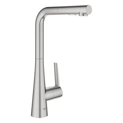 Single-Handle Pull-Out Kitchen Faucet Dual Spray 1.75 GPM by Grohe