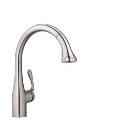 Allegro E Gourmet HighArc Kitchen Faucet, 2-Spray Pull-Down, 1.75 GPM in Steel Optic