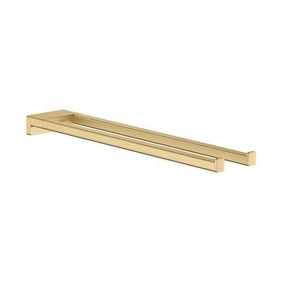 AddStoris Dual  Towel Bar in Brushed Gold Optic